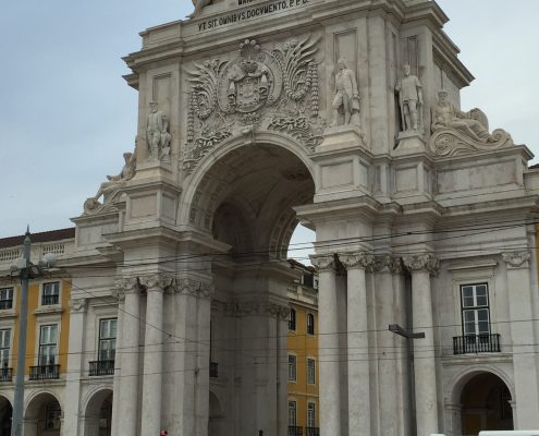 Lissabon - Arco da Rua Augusta Angie Erleben in Lissabon Arco da Rua Augusta