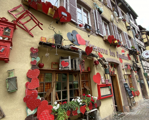Stadt Colmar: schön dekoriert Stadt Colmar: schön dekoriert