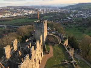 Lörrach Blick von Burg Rötteln